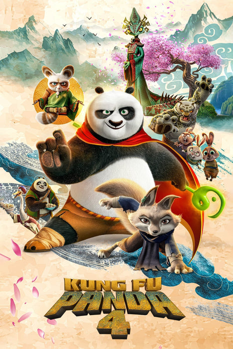 Kung Fu Panda 4 (2024) DVD New Set [English Audio - Free Shipping]