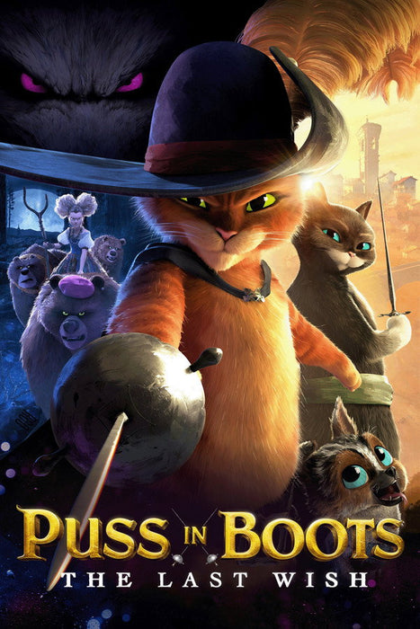 Puss in Boots: The Last Wish (2022) English Dvd Movie Box Set