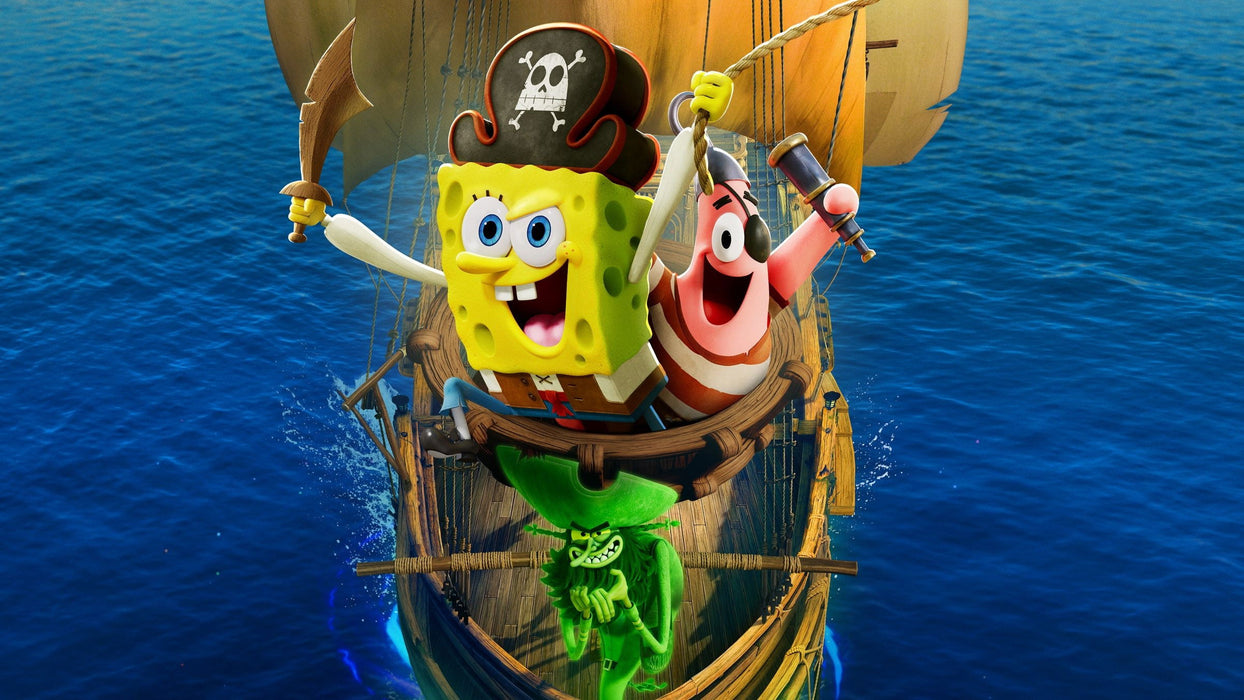 The SpongeBob Movie: Search for SquarePants (2025) DVD New Set - Adventure, Animation, Comedy, Family, Fantasy