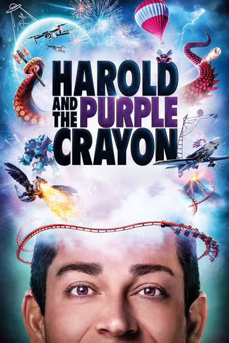 Harold and the Purple Crayon (2024) DVD New Set [English Audio - Free Shipping]