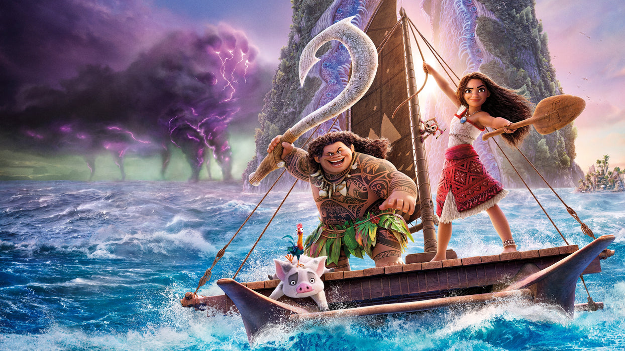 Moana 2 (2024) DVD New Set [English Audio - Free Shipping]