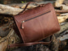 Chestnut Brown Leather Briefcase 