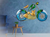 Metal Motorcycle Wall Art -