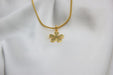 Gold Petal Pendant - Jewellery