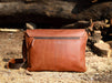 Tanned Leather Briefcase messenger