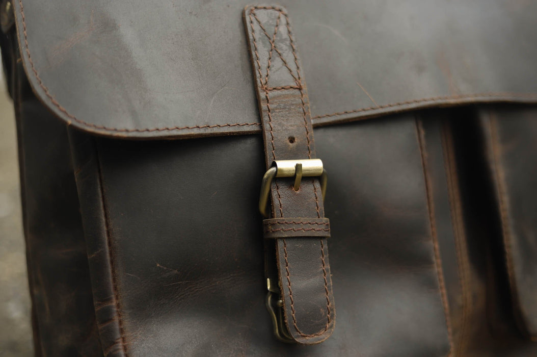 best distressed leather briefcase 