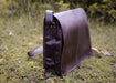 17 inch men's messenger bag vintage leather 