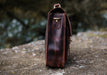 mens distressed leather messenger bag 