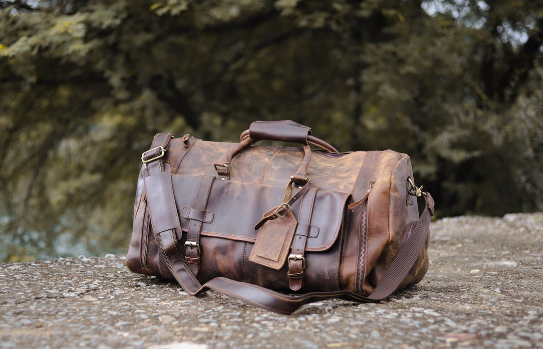 Milwaukee Leather Duffle Bag - Ginger | olpr. USA