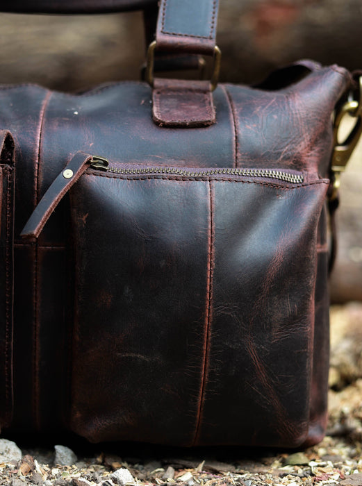 rugged leather briefcase reviews 