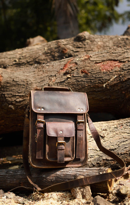 Fossil Estate Saffiano Leather EW Messenger Bag — Tools and Toys