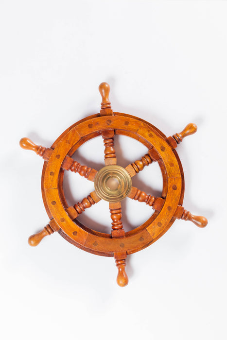 DIY nautical ship wheel making idea, Antique home decor, vintage ship  wheel