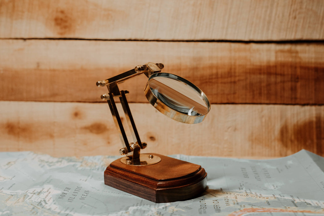 GO Home Brass Stand Up Magnifying Glass in the Office Accessories  department at