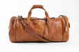 Mens Tan Leather Holdall 