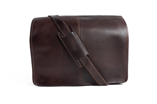 Full Grain Leather Messenger Bag Vintage Leather Shoulder Bag Retro Cr –  Unihandmade