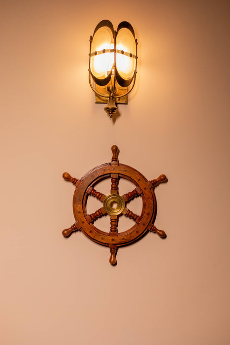 ship wheel wall mount 