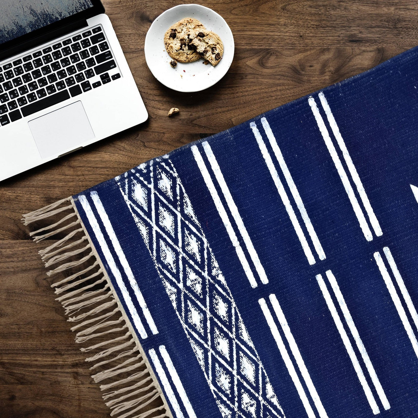 Blue Small Area Rug — The Handmade Store