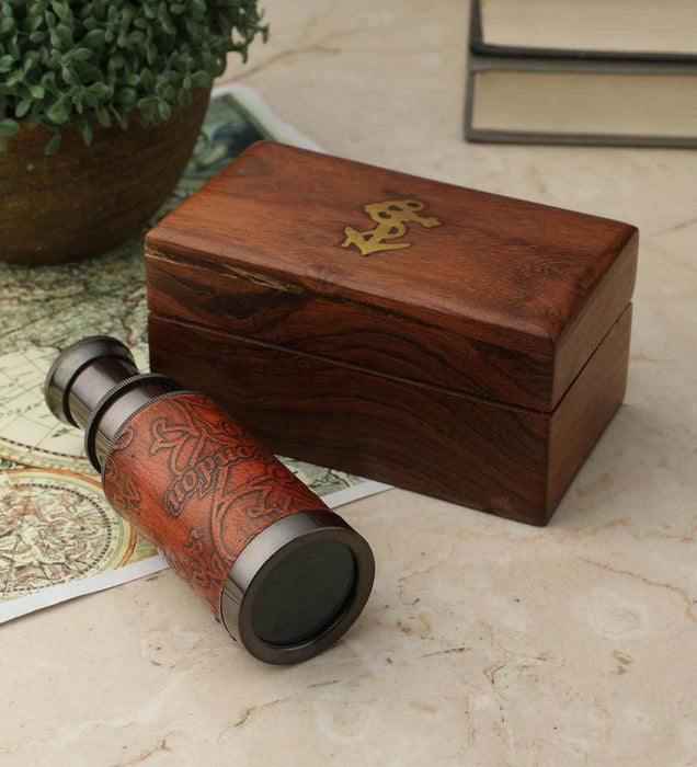 antique 7 drawer pocket telescope for sale 18th.century