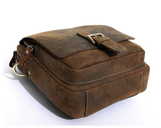 Brown Leather Wash Bags For Men — The Handmade Store